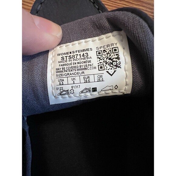 Sperry Women's Top-Sider Boat Shoes Embossed Collar Outsole Size 8.5 Navy Pink - Picture 11 of 11